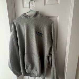 Gray Hoodie with Logo-Pipes Cardiff by the Sea, CA